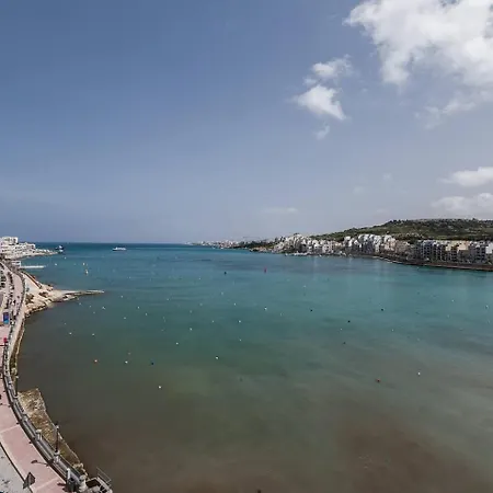 Duplexpenthouse Seafront With Hot Tub By Homely * St. Paul's Bay